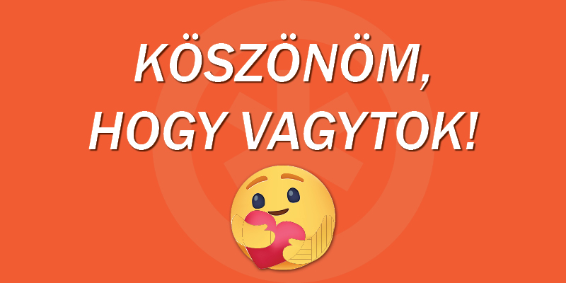 Köszönöm, hogy vagytok!